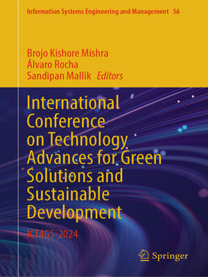 cover image of International Conference on Technology Advances for Green Solutions and Sustainable Development